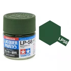 Tamiya LP-58 NATO Green Flat 10ml (300082158) műgyanta alapú makett festék