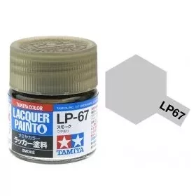   Tamiya LP-67 Smoke clear 10ml (300082167) műgyanta alapú makett festék
