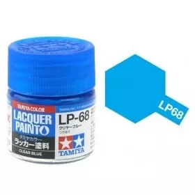   Tamiya LP-68 Clear Blue 10ml (300082168) műgyanta alapú makett festék