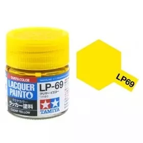   Tamiya LP-69 Clear Yellow 10ml (300082169) műgyanta alapú makett festék