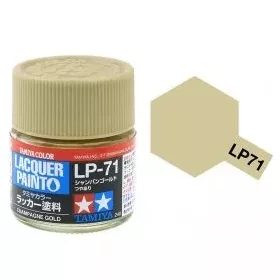   Tamiya LP-71 Champagne Gold Gloss 10ml (300082171) műgyanta alapú makett festék