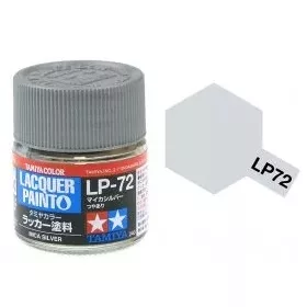   Tamiya LP-72 Mica Silver Gloss (Glimmer) 10ml (300082172) műgyanta alapú makett festék