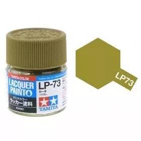   Tamiya LP-73 Khaki Flat 10ml (300082173) műgyanta alapú makett festék