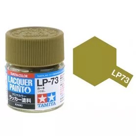 Tamiya LP-73 Khaki Flat 10ml (300082173) műgyanta alapú makett festék