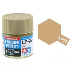 Tamiya LP-75 Buff Flat 10ml (300082175) műgyanta alapú makettfesték