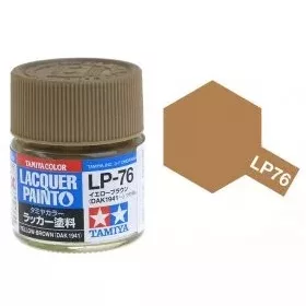   Tamiya LP-76 Yellow-Brown DAK 1941 10ml (300082176) műgyanta alapú makett festék
