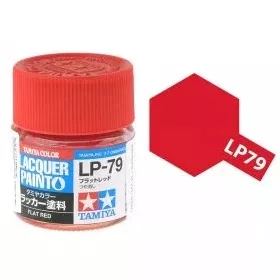   Tamiya LP-79 Flat Red 10ml (300082179) műgyanta alapú makett festék