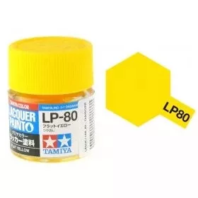   Tamiya LP-80 Flat Yellow 10ml (300082180) műgyanta alapú makett festék