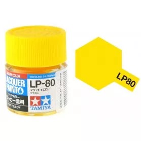 Tamiya LP-80 Flat Yellow 10ml (300082180) műgyanta alapú makettfesték