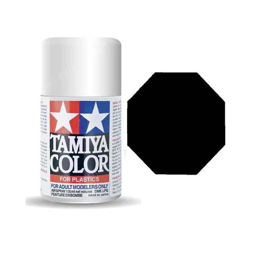 Tamiya TS-6 Flat Black Spray 100ml (300085006) spray akril makettfesték