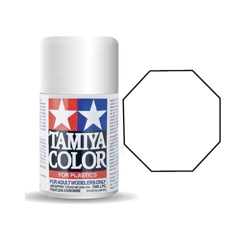 Tamiya TS-7 Racing White Spray Gloss 100ml (300085007) spray akril makett festék