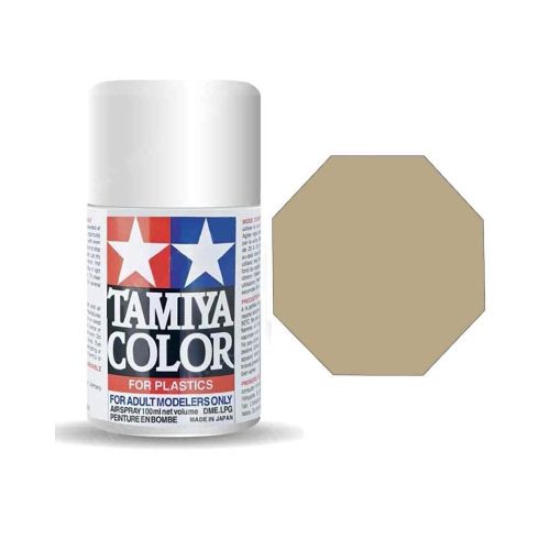 Tamiya TS-68 Flat Wooden Deck Tan Spray 100ml (300085068) spray akril makettfesték