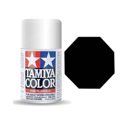 Tamiya TS-82 Flat Rubber Black Spray 100ml (300085082) spray akril makettfesték
