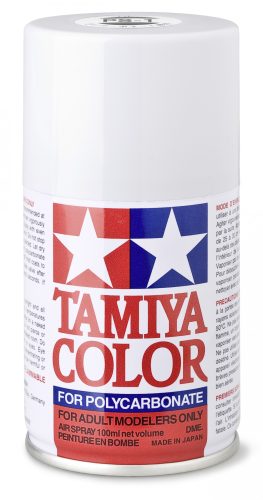 Tamiya PS-1 White Polycarbonat Spray 100ml (300086001) festékspray R/C karosszériához