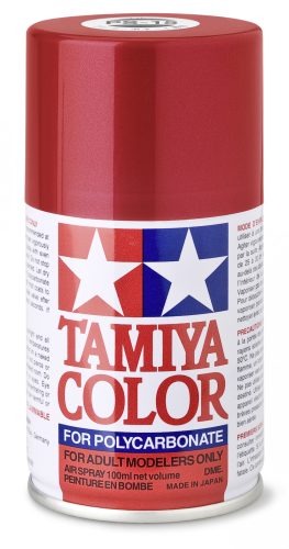 Tamiya PS-15 Metallic Red Polycarbonate Spray 100ml (300086015) festékspray R/C karosszériához