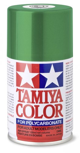 Tamiya PS-17 Metallic Green Polycarbonate Spray 100ml (300086017) festékspray R/C karosszériához