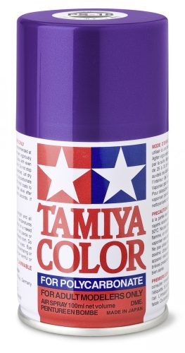 Tamiya PS-18 Metallic Purple Polycarbonate Spray 100ml (300086018) festékspray R/C karosszériához