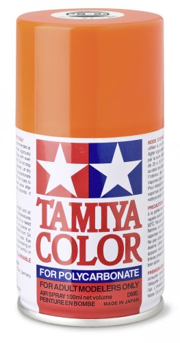 Tamiya PS-24 Fluorescent Orange Polycarbonate 100ml (300086024) festékspray R/C karosszériához