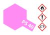 Tamiya PS-40 Translucent Pink Polycarbonate Spray 100ml (300086040) festékspray R/C karosszériához