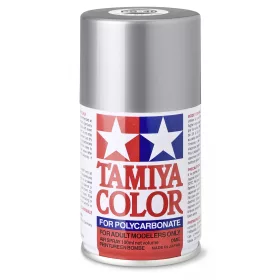   Tamiya PS-48 Semi-Gloss Silver (Chrom) Polycarbonate Spray 100ml (300086048) festékspray R/C karosszériához