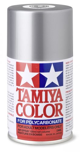 Tamiya PS-48 Semi-Gloss Silver (Chrom) Polycarbonate Spray 100ml (300086048) festékspray R/C karosszériához
