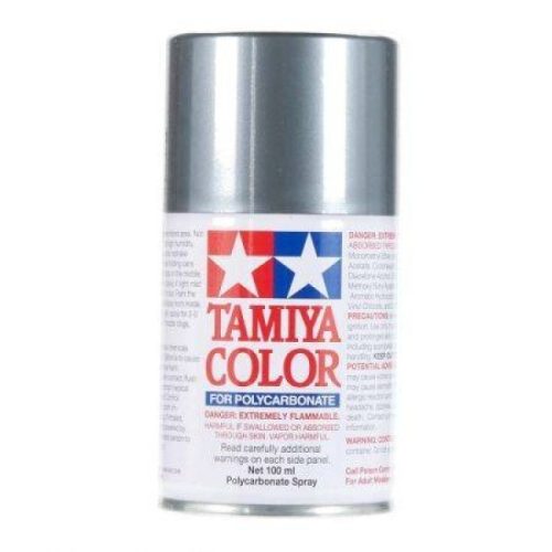 Tamiya PS-63 Bright Gun Metal Grey Polycarbonate Spray 100 ml (300086063) festékspray R/C karosszériához