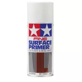   Tamiya Surface Primer (L) White Spray (300087044) alapozó spray makett festék