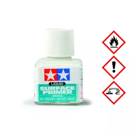   Tamiya Liquid Surface Primer White 40ml (300087096) folyékony alapozó makett festék