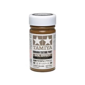   Tamiya Diorama Texture Paint (Soil Effect, Dark Earth) 100ml (300087109) - Textúra festék