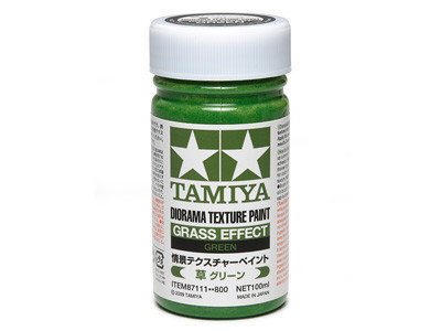 Tamiya Diorama Texture Paint (Grass Effect, Green) 100ml (300087111) - Textúra festék