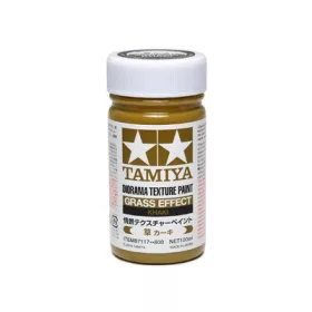   Tamiya Diorama Texture Paint (Grass Effect, Khaki) 100ml (300087117) - Textúra festék