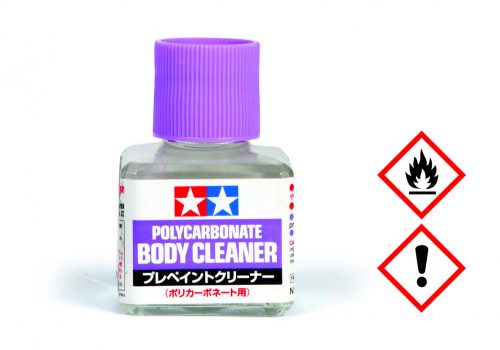 Tamiya Polycarbonate Cleaner 40ml (300087118) polikarbornát tisztító folyadék R/C karosszériákhoz