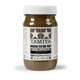  Tamiya Diorama Texture Paint (Soil Effect, Dark Earth) 250ml (300087121) - Textúra festék