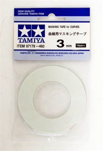 Tamiya Masking Tape 3mm/20m (300087178) - Maszkolószalag ívekhez
