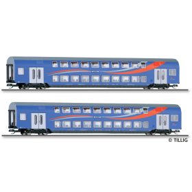   Tillig 1065 Emeletes személykocsi-pár, DBz750 2. osztály, SRI (E6) (TT)