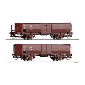   Tillig 1105 Nyitott teherkocsi-pár E 037, szén rakománnyal, DB (E4) (TT)