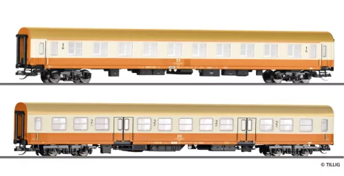 Tillig 1123 Személykocsi-pár, négytengelyes Halberstadt típus, Städteexpress, DR (E4) (TT)