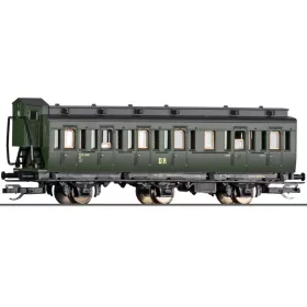   Tillig 13156 Oldalfellépős háromtengelyes személykocsi fékházzal, 2. osztály, DR (E3) (TT)