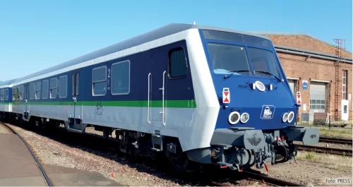 Tillig 13837 Vezérlőkocsi, négytengelyes Bnrdfzf 483, PRESS (E6) (TT)