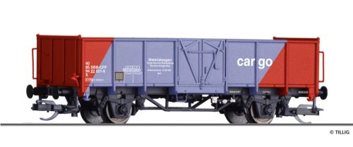 Tillig 14095 Nyitott teherkocsi, X (Es), Materialwagen, SBB Cargo (E5) (TT)