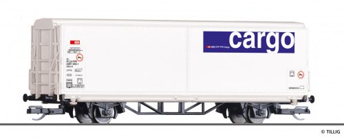 Tillig 14848 Eltolható oldalfalú teherkocsi, Hbis-tt, SBB Cargo (E6) (TT)