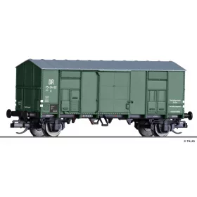 Tillig 14889 Fedett sátortetős teherkocsi, DR (E3) (TT)