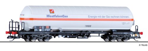 Tillig 15042 Gázszállító négytengelyes tartálykocsi, WASCOSA / Westfalengas (NL) (E6) (TT