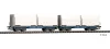 Tillig 15080 Nyitott négytengelyes InnoWaggon 2x40ft, WoodTainer (E6) (TT)