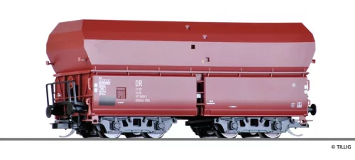 Tillig 15179 Önürítős négytengelyes teherkocsi, OOtu, DR (E4) (TT)