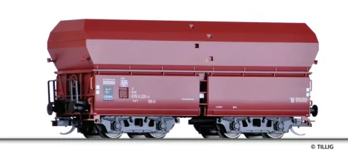 Tillig 15180 Önürítős négytengelyes teherkocsi, Fad 155, DB (E4) (TT)