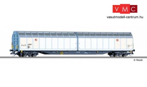 Tillig 15811 Eltolható oldalfalú négytengelyes teherkocsi, Habbins, Rail Cargo Wagon (E6) (T