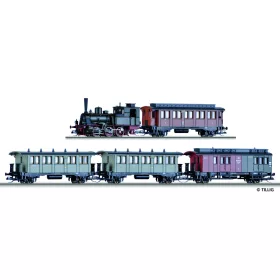 Tillig 1720 Gőzmozdony BR 89 (T3), személyvonattal, KPEV (E1) (TT)