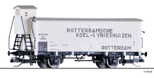 Tillig 17394 Hűtőkocsi fékházzal, Rotterdamsche Koel- & Vrieshuizen, NS (E2) (TT)