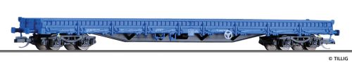 Tillig 18126 Alacsony oldalfalú négytengelyes rakoncás teherkocsi, Res, PKP Cargo (E6) (TT)